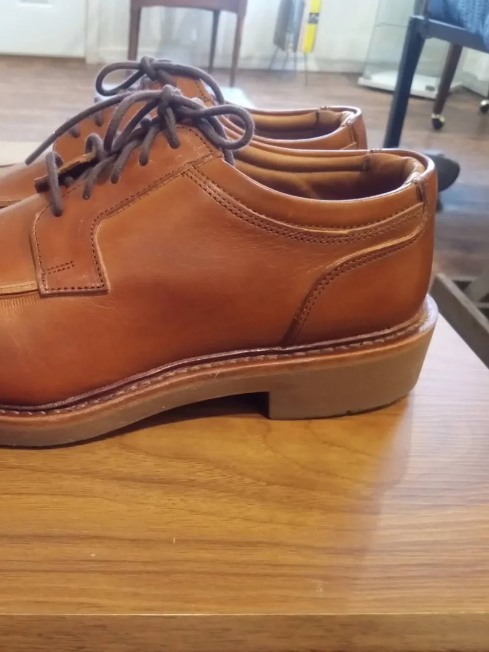 Allen Edmonds Denali Derby Brown Leather Men’s Shoes Size 8.5 D 5876